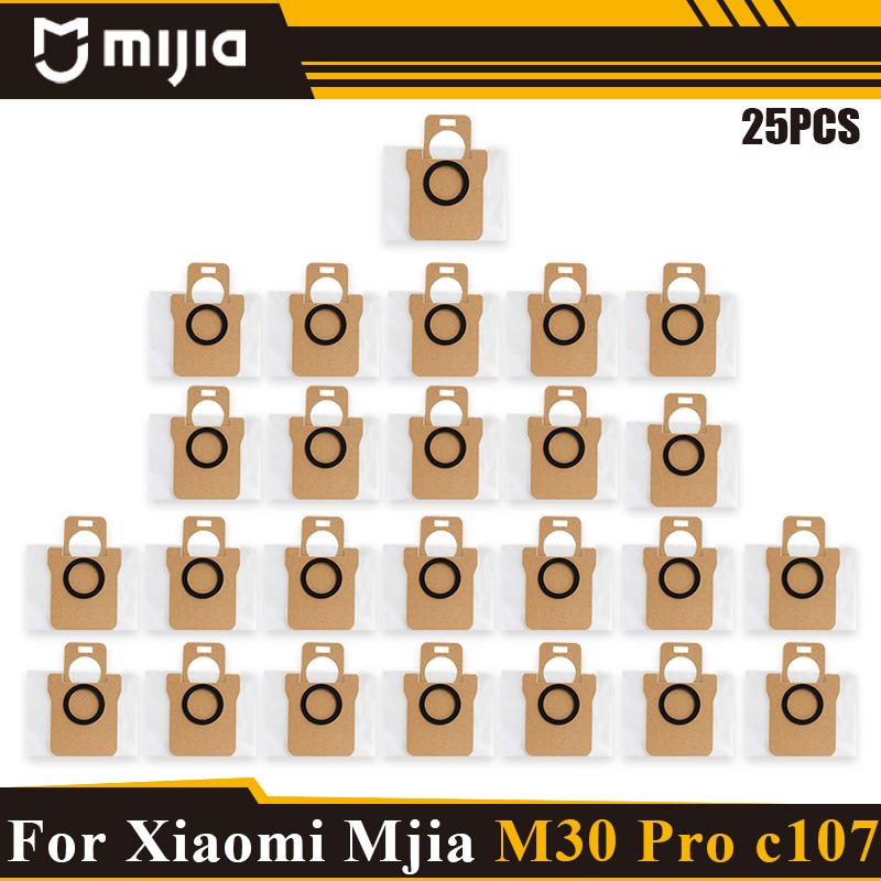 For Xiaomi Mijia M30Pro/c107 Replacement Parts Mop Cloth Dust Bag Hepa Filter Main Brush Main brush cover Mop cloth holder Spare