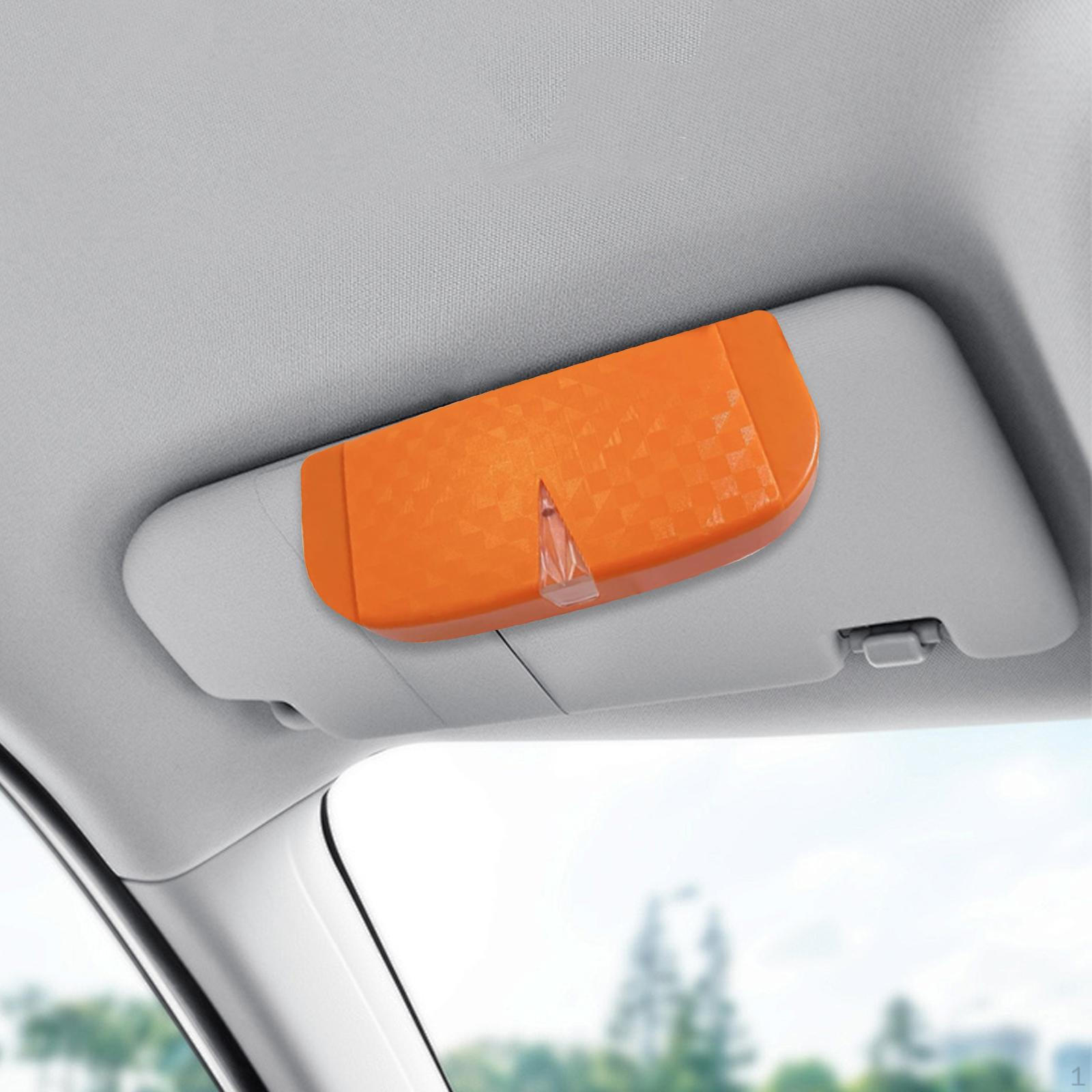 

И Футляр для очков для автомобиля для хранения в транспортном средстве. оранжевый