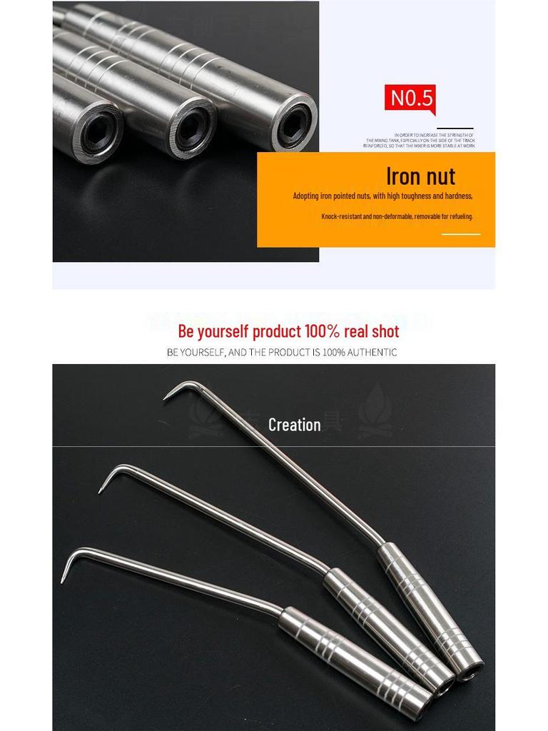 Stainless Steel Double Ball Bearing Tie Wire Hook for Rebar Workers