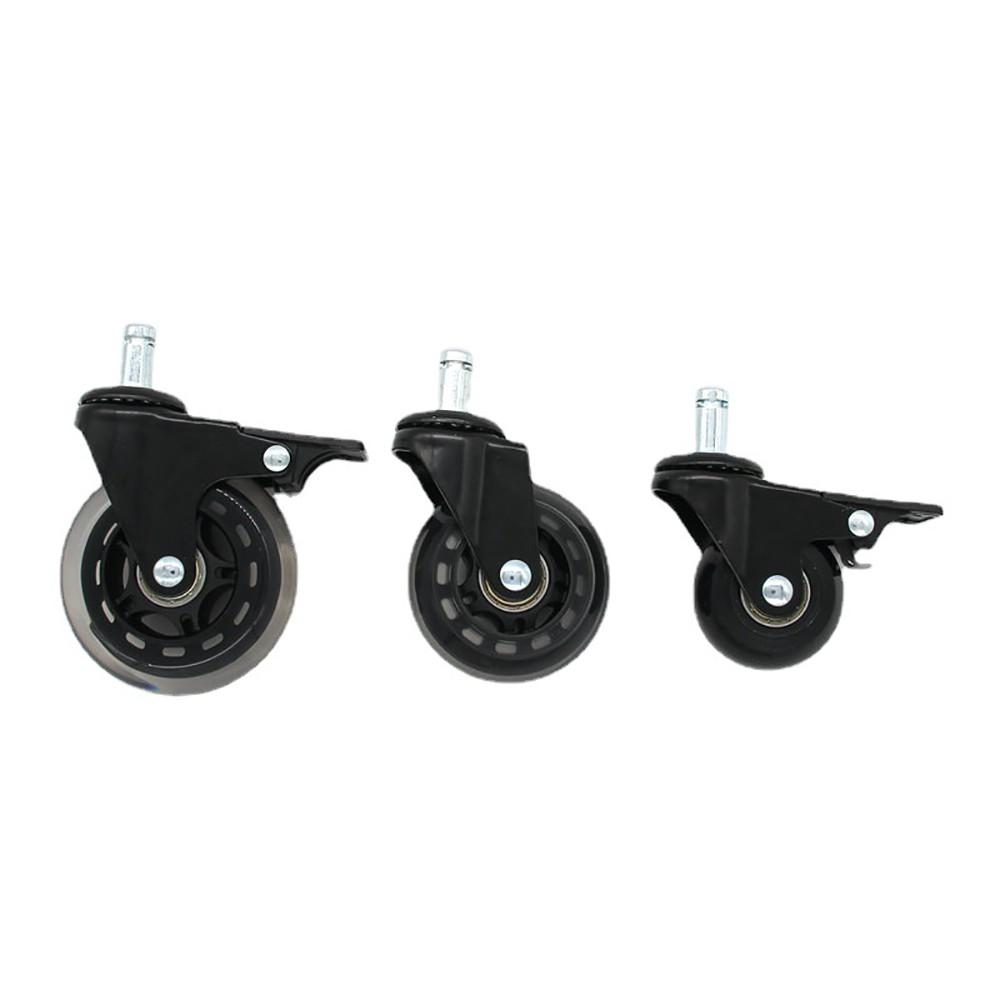 Universal Mute Caster 50KG Wheel 10mm 11mm Replacement Office Chair Swivel Rollers 360 Degree Wheels Furniture Hardware
