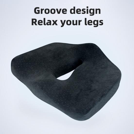Memory Foam Seat Cushion Back Pain Relief Cushion Sciatica Relief Hip Cushion for Office Chair Car Seat Pregnancy Osteoarthritis