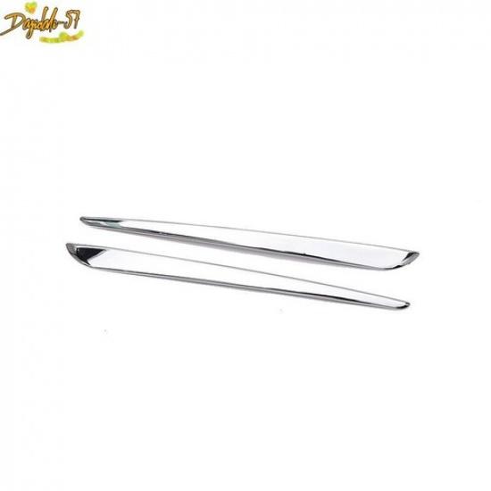 For Honda Accord 2008-2010 ABS Bright Chrome Front Fog Lamp Light Strip Trim