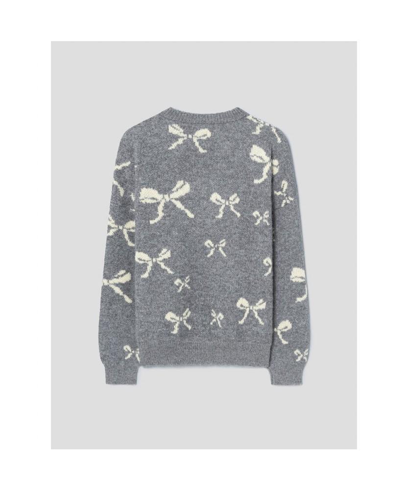 8SECONDS Ribbon Graphic Pullover Gray