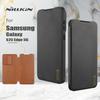 NILLKIN for Samsung Galaxy S25 Edge 5G Case Qin Pro Flip Leather Case Camera Slide Ultra-Thin Case Lens Protection Cover