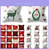 Fronha Decorativa Vibrante com Tema de Natal Para Decoração Festiva da Casa 18x18