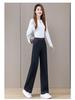 Petite Women's High-Waisted Wide-Leg Jeans - Spring 2026 Loose Fit with Slimming Eight-Point Style