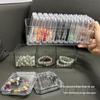 Transparent Dustproof Jewelry Box: Crystal Wenwan Bracelet & Necklace Storage Organizer