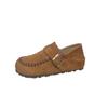 Autumn new Birkenstocks women's soft soles, comfortable and shallow mouth two wear casual retro single shoes women