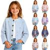 Cardigan elegant cu nasturi pentru fete, cu imprimeu drăguț, pentru ținute casual și de zi cu zi