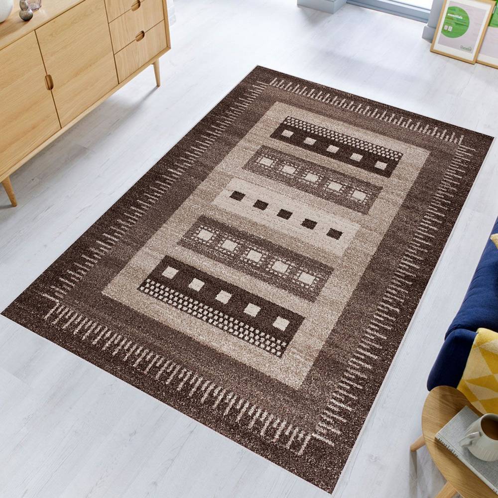 

Моющийся ковер с принтом Rovigo Home RVGHOME0370 50x80 коричневый