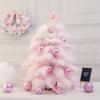 Delightful Mini Feather Christmas Tree with Light Ornaments Tabletop Christmas Tree, Easy To Assemble Cheerful Designs