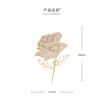 Rhinestone Rose Flower Brooches Lapel Pins for Women Bling Rose Pin for Clothes Scarf Hat Accessories Jewelry Gifts