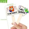 Funny Plant Stakes Set of 15 Plant Labels for Indoor Decorative Waterproof Flower Pot Tags Gardening Signs Succulent Stakes for
