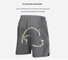Men's Quick-Dry Marathon Running and Basketball Fitness Shorts