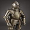 Medieval Knight Steel Half Armor Peffenhauser-Inspired, Wearable Costume Gift Item for Father, Brother, Boyfriend, Husband