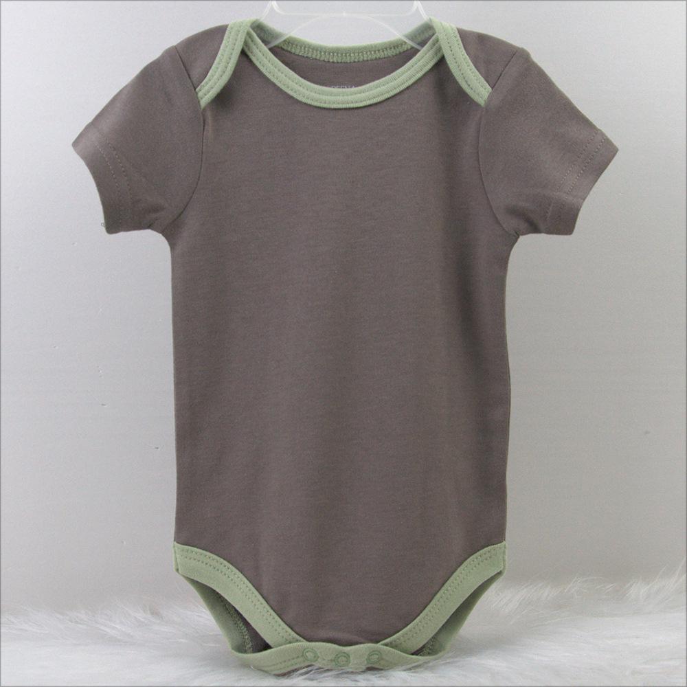 Nieuwgeboren Katoenen Driehoek Baby Bodysuits om te Kruipen