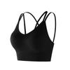 Women's U-Back Yoga Sports Bra with Fixed Cups