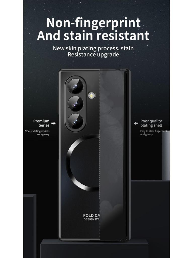 Samsung Z Fold7/6 Magnetische Hülle: Vollständige Abdeckung, Sturzschutz, Faltbares Bildschirm- & Scharnierfolie