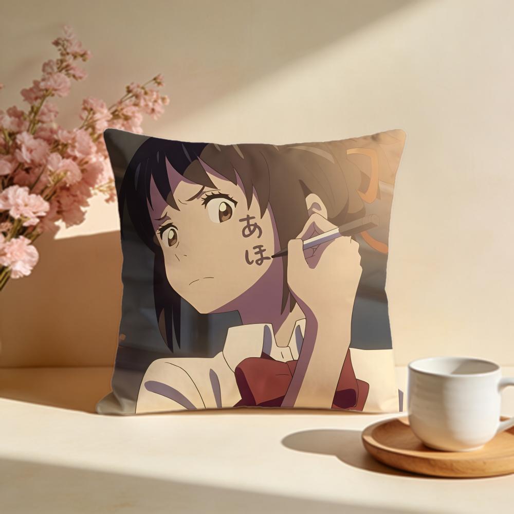 Trendy YYour Nameful Cushion Cover Stylish Washable Pillow Cover Ideal for Couch Bedroom Car Decoration