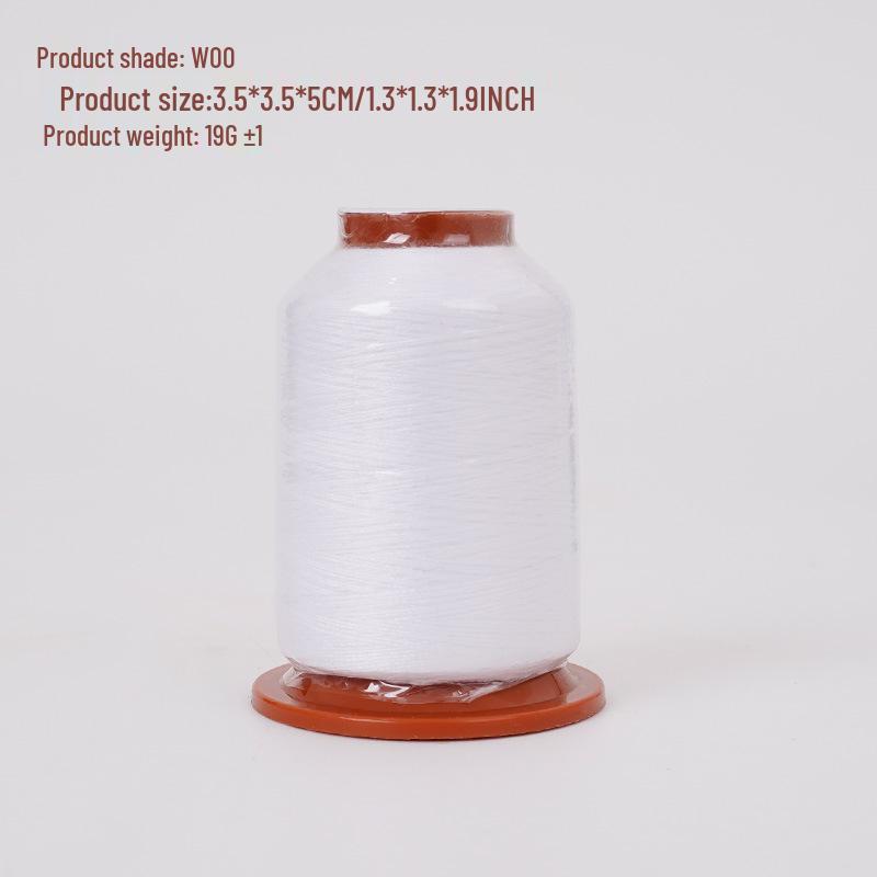 Polyester Sewing Thread: 100 Colors, 500 Yards, Fine Two-Strand, High-Speed, for Hand Sewing
