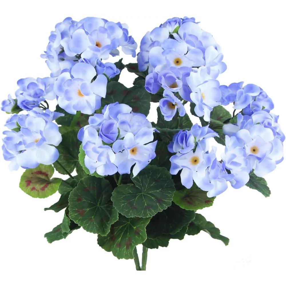 

1 шт. Цветок бегонии Искусственные растения для Свадебного букета невесты Домашний уличный сад бонсай Украшение DIY Рождественские венки ваза синий