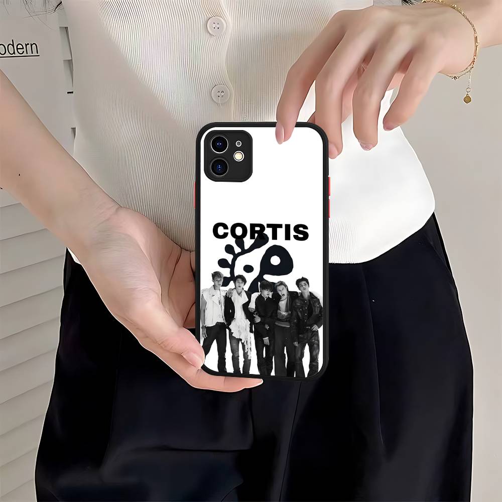 Hot Kpop C-CORTIS For IPhone 15 16 Pro Max 11 12 13 14 XS XR X Plus 16E Matte Translucent Phone Cover iphone 16 plus