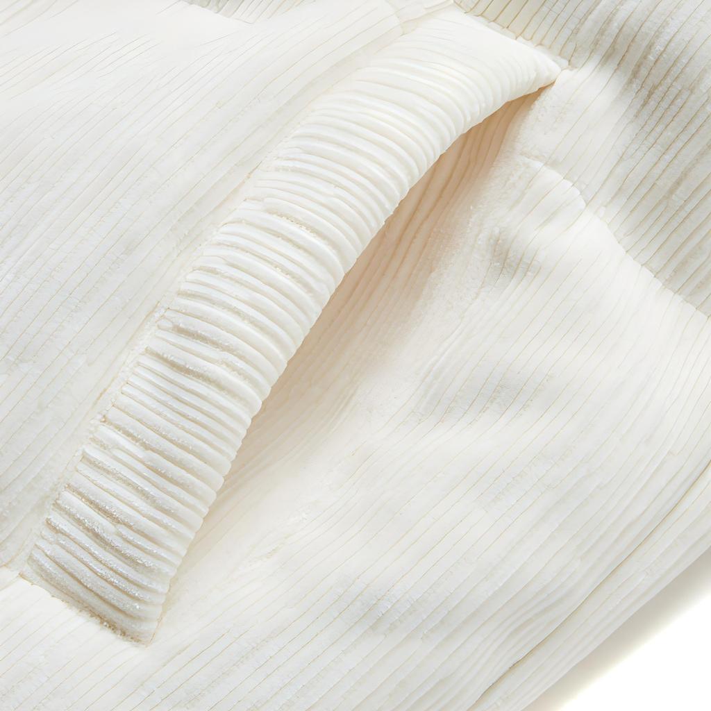 Li Ning Comfortable Casual Short Simple Down Jacket Women Jacket Off-White AYMU034-4