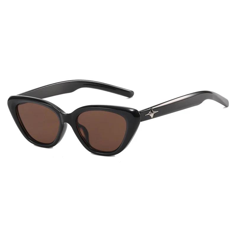 Triangular Star Cat Eye Sunglasses 2024 New GM Retro Glasses Men's And Women's Fashion Trend Concave Shape Shading Sunglass