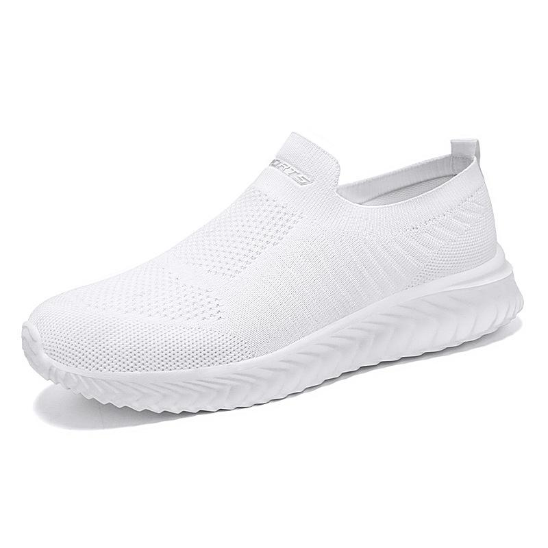 Plus Size Shoes for Women Summer Fashion Breathable Comfortable Slip on Mesh Shoes Non-slip Platform Sneakers Women 36-41
