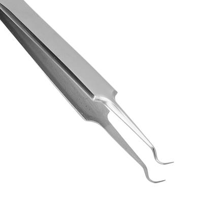 Pimple Popper Tool Blackhead Tweezers Curved Stainless Steel Pimple Needle for Men Women
