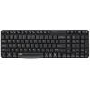 Rapoo E1050 Kabellose Kompakte Büro Tastatur - Schwarz