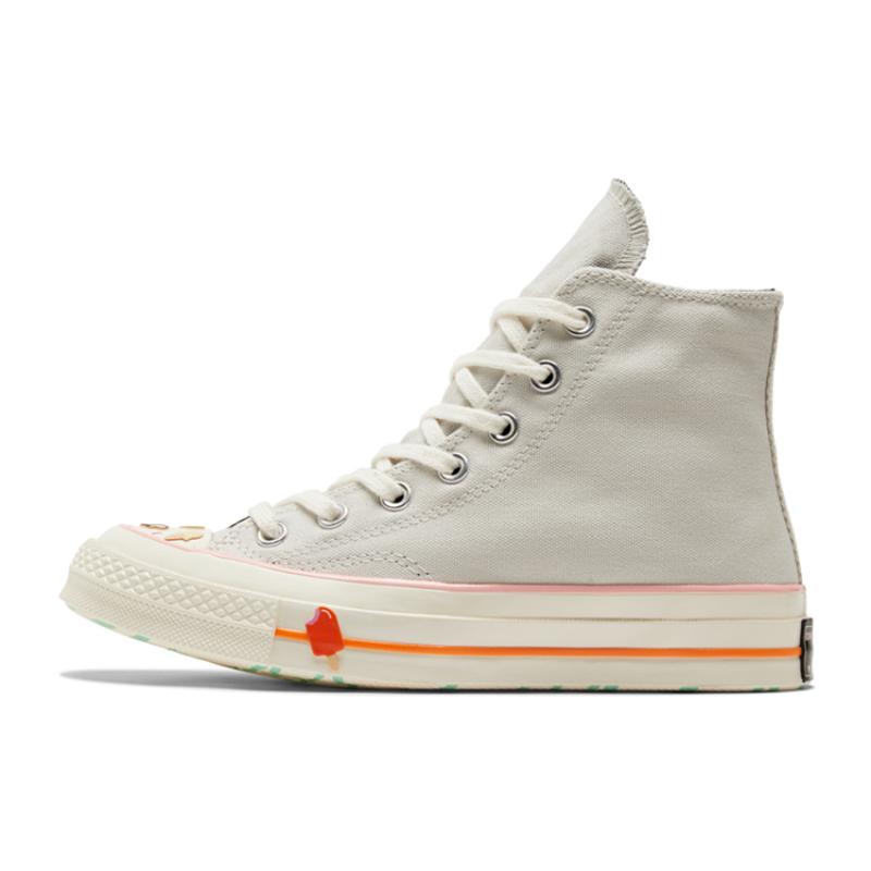 

Converse Chuck Taylor All Star 1970s Casual Versatile Vintage High Top Espadrilles Unisex Grey 36