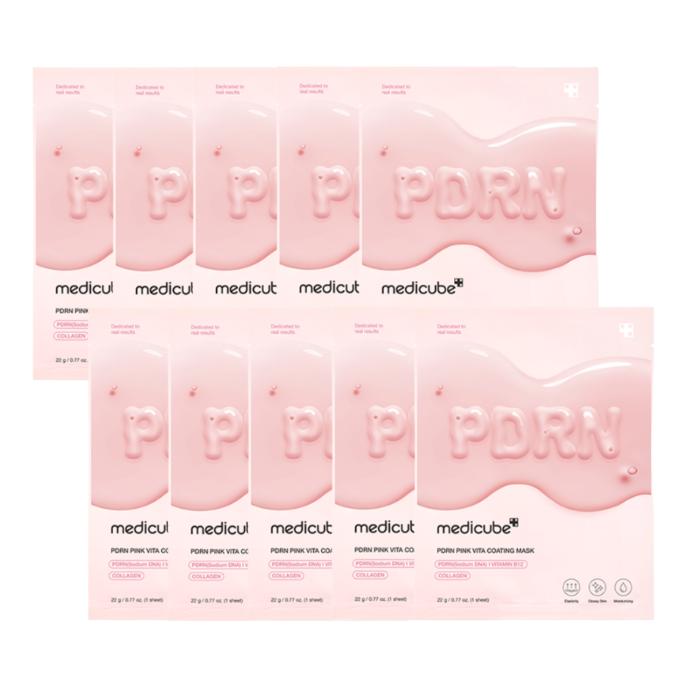 

Medicube PDRN Vita Coating Mask 22g (1 sheet) (4 Options) #10 sheets