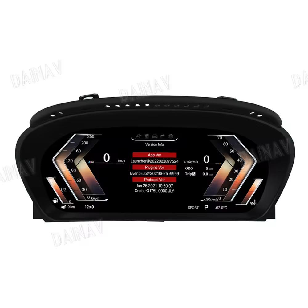 BMW X6 E71 Full LCD Instrument Panel Speedometer & Odometer with Water Temp Gauge Modification