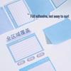 Tearable Sticky Note Pads - Strong Adhesion, Ideal for Office Use