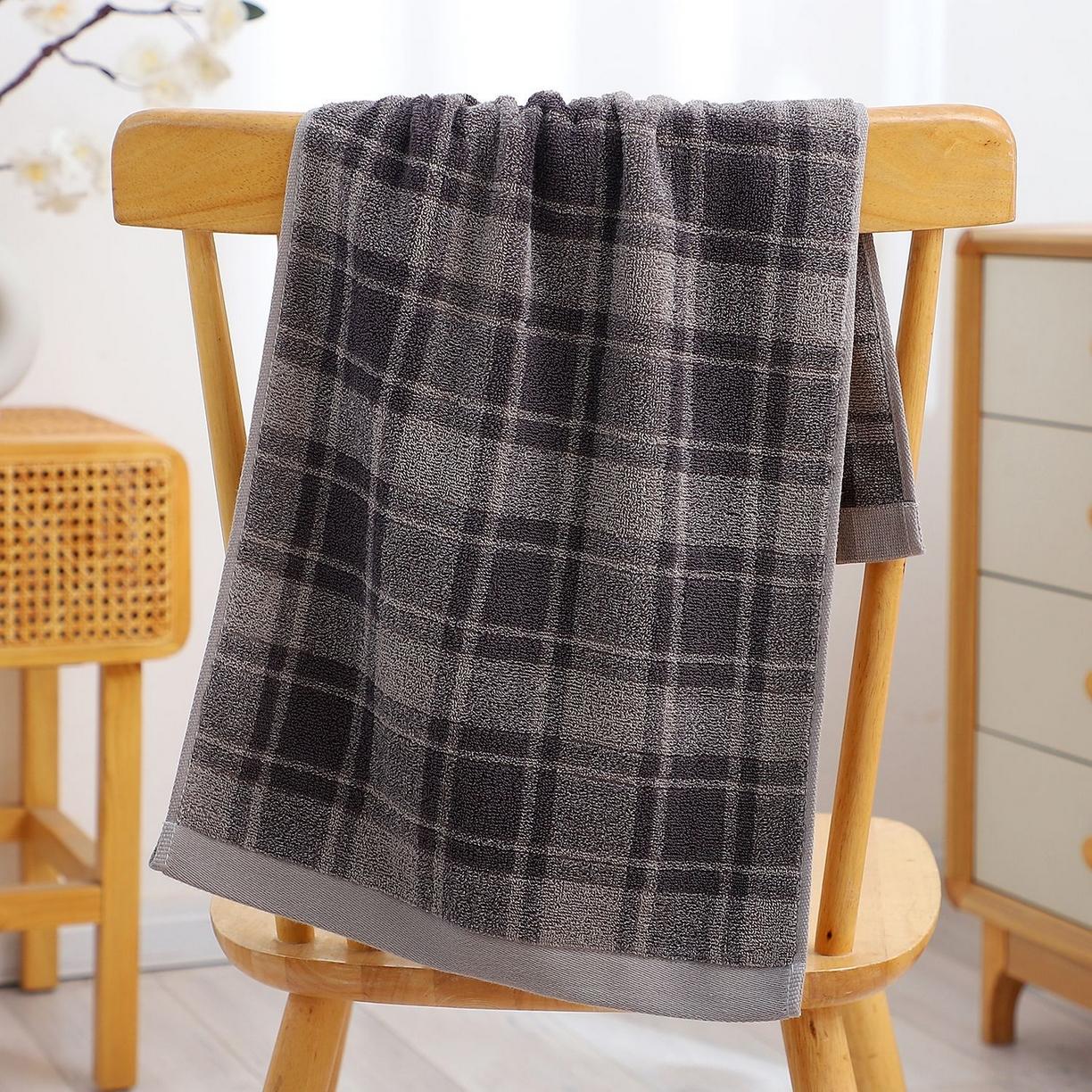 

Хлопковое клетчатое полотенце в японском стиле, полотенце для лица для ванной комнаты в британском стиле, супервпитывающее, для дома, для отеля 34X74 CM&3pcs