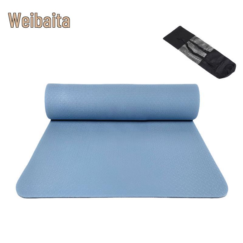 Weibada Soundproof Anti-slip Yoga & Dance Mat 183x61x0.6cm with Alignment Lines