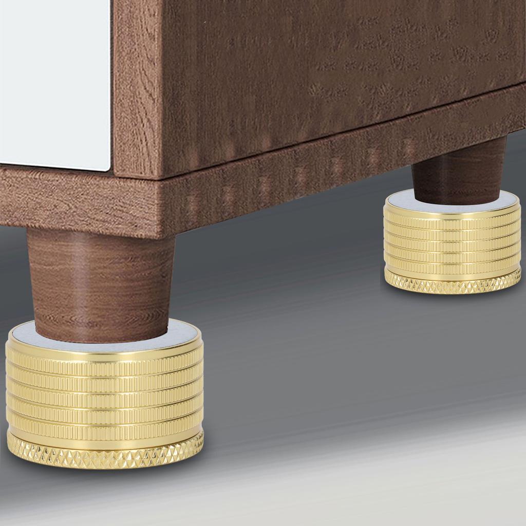 Furniture Riser 23-37mm Adjustable 50-500kg Load Bearing Aluminum Alloy Bed Sofa Table Riser Support Leg Furniture Riser