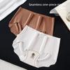 Lady Plus Size Summer Camellia Fragrance Without A Scratch Mulberry Silk 10A Antibacterial Extension Crotch Triangle Briefs