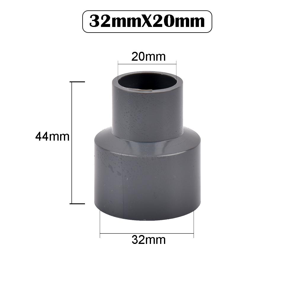 20/25/32/40/50mm fitinguri de furtun de irigații de grădină PVC drepte reductor fitinguri apă tub acvariu adaptor
