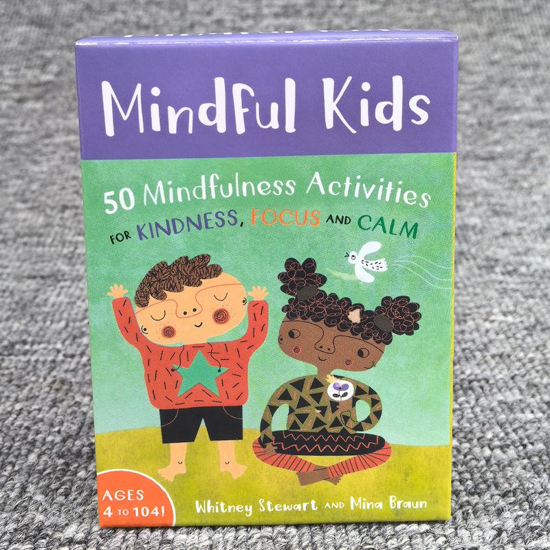 Mindful Kids 50 Mindfulness Activities for Kindness Card Board Game