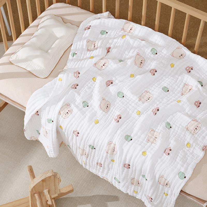 Pure Cotton Gauze Baby Towel & Swaddle Blanket