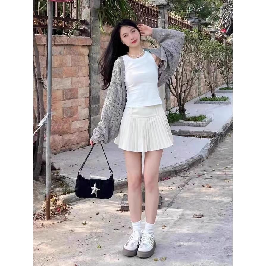 Platform shoes women's spring and summer round head versatile casual shoes niche retro silver sports shoes