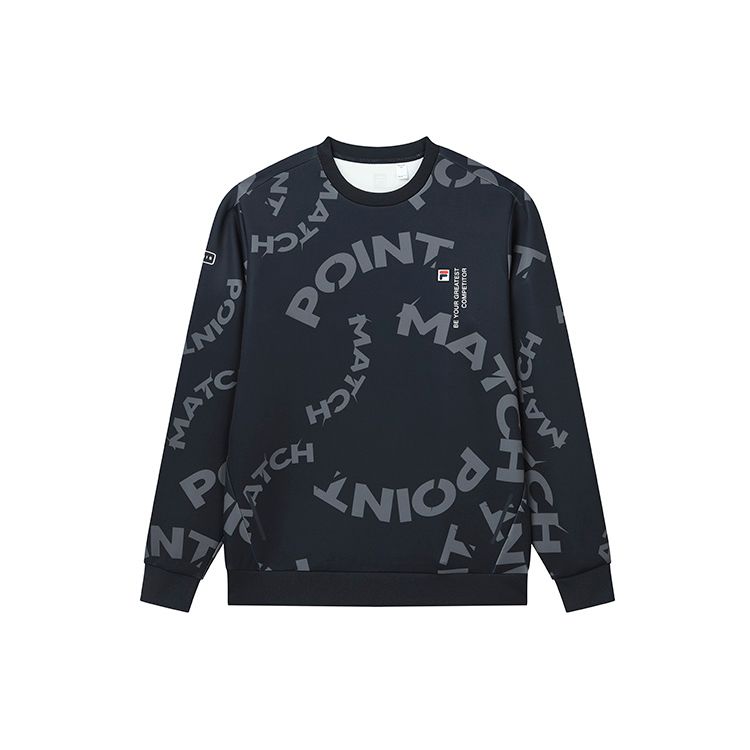 

FILA Athletics Printed Knit Pullover Sweatshirt Men Sweatshirt A11M213202FZA M
