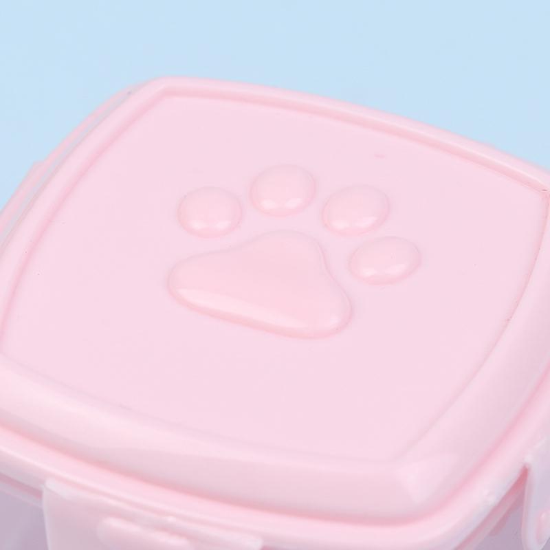 1ks mini kulaté čtvercové lahve kečup koření omáčka lahvička medovo-hořčičný salátový dresink kuchyňská nádoba na bento omáčku