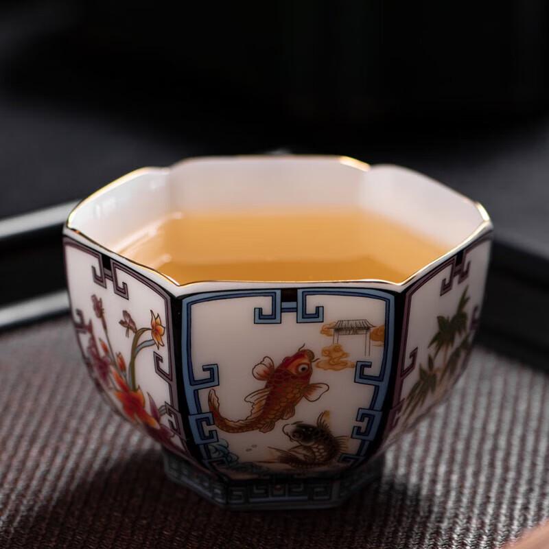 Tai Xi Ge White Jade Porcelain Master Tea Cup