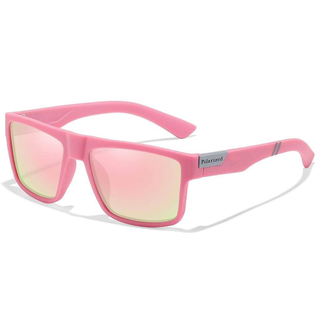 Polarized Sunglasses for Men and Women Classic Square Frame Glasses for Driving Fishing and Golf Unisex