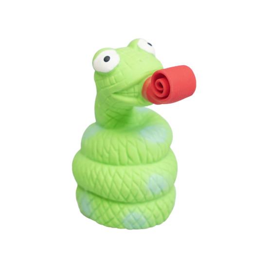 Hračka na broušení psa Bez zasouvacího jazyka Zápach Jemná píšťalka Úleva Lehká vnitřní nuda Odolná proti kousnutí Kreslená hadí želva Tvar žáby