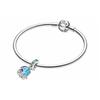 Pandora Murano Glass Cute Octopus Blue 925 Silver Crystal Accessories Unisex Couple Style 791694C01