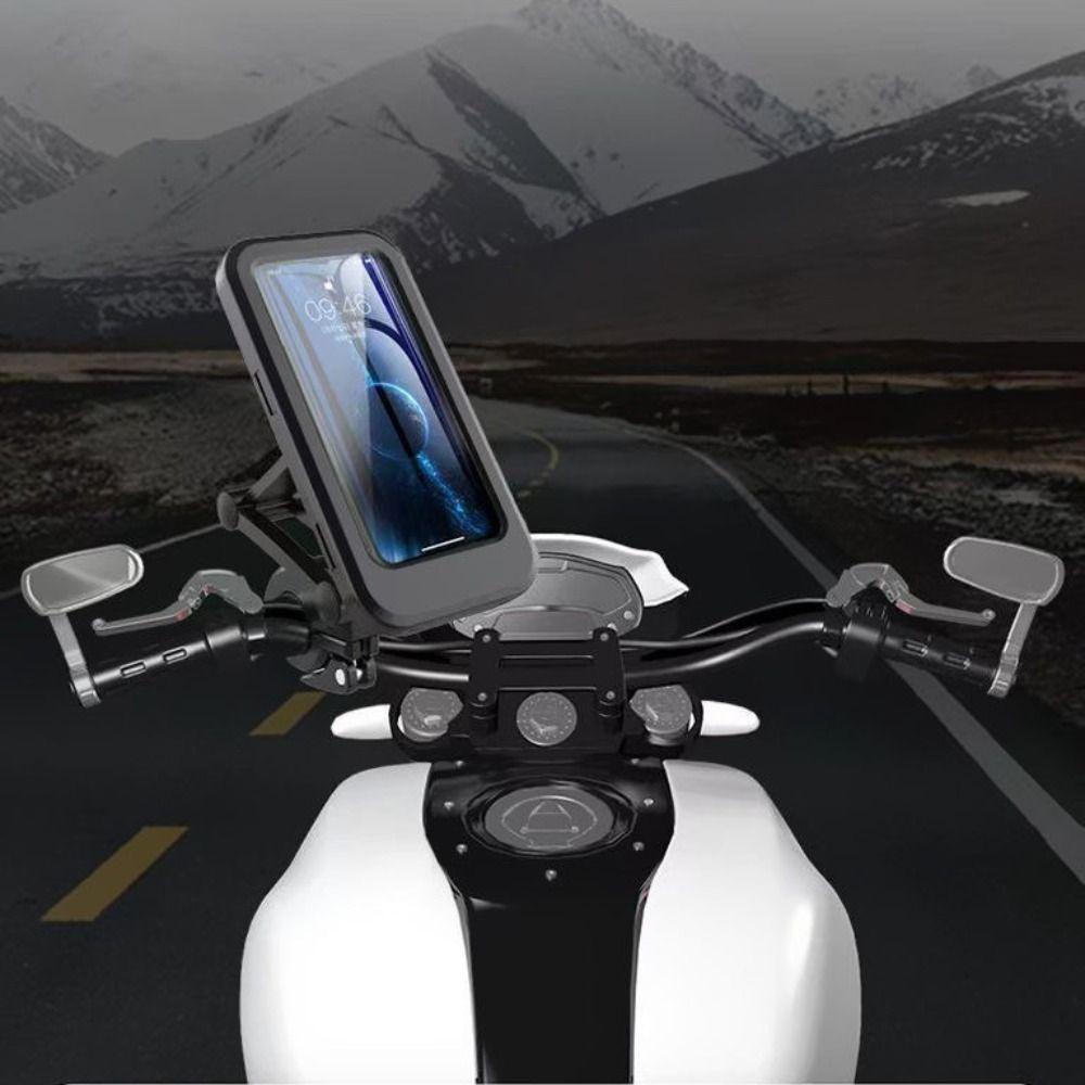 Magnetic Mount Motorcycle Phone Holder 360° Swivel Waterproof Phone Holder Bicycle